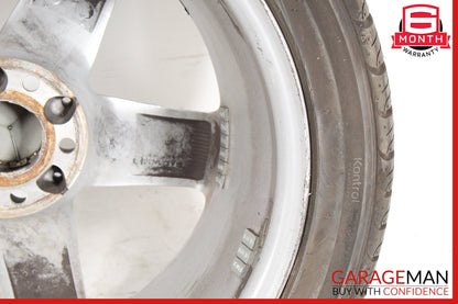 2003-2006 Mercedes R230 SL500 5 Spoke Rear Wheel Rim w/ Tire 9.5JX18H2 ET40 OEM