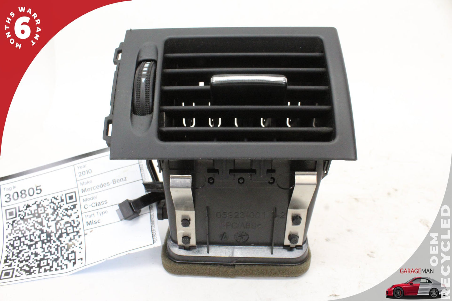 2008-2011 Mercedes W204 C300 Front Left Dash AC A/C Air Vent 2048300754 OEM