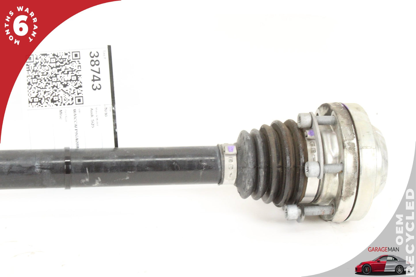 2018-2025 Audi SQ5 Q5 Rear Left Side CV Axle Drive Shaft 80A501203G OEM