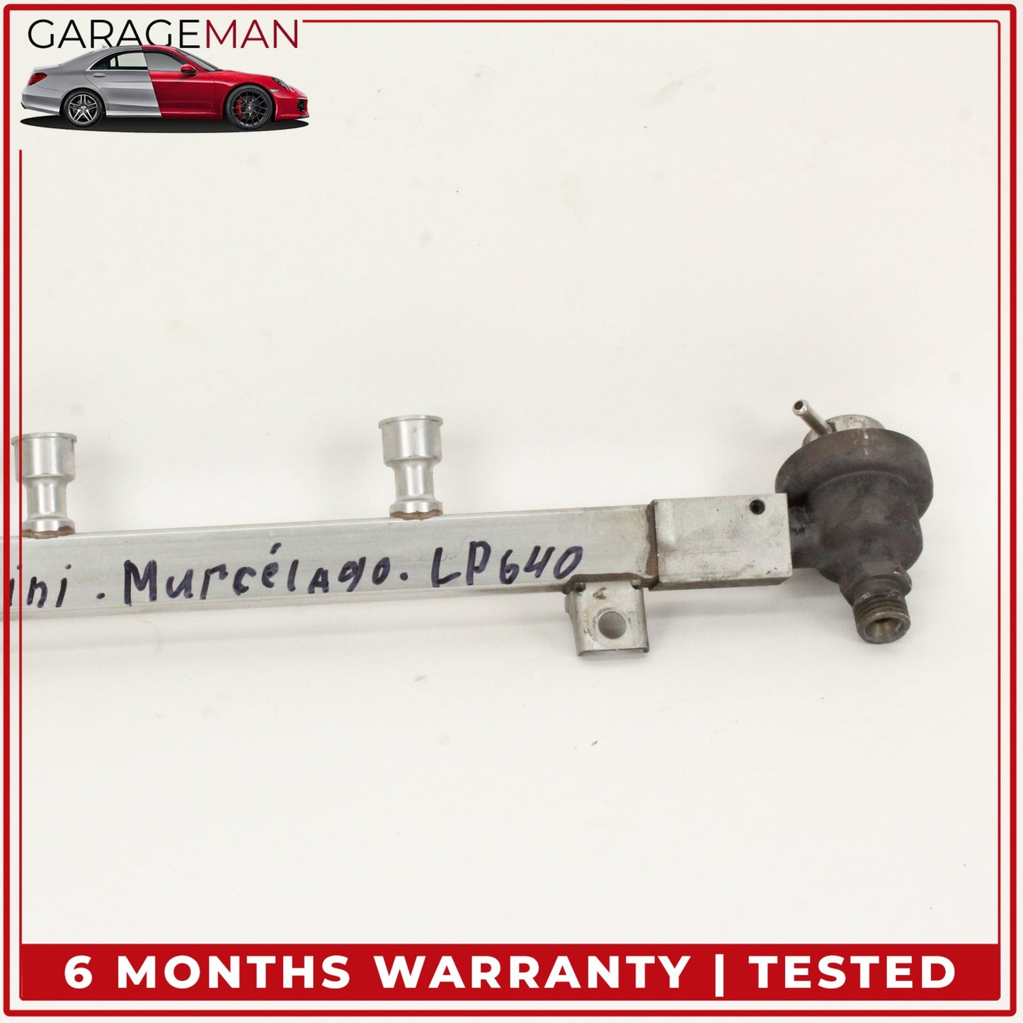 2007-2010 Lamborghini Murcielago LP640 6.5L V12 Fuel Injection Rail Line OEM