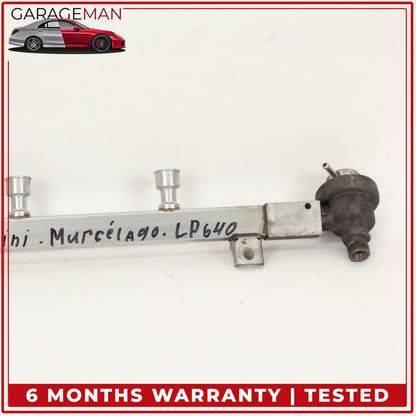 2007-2010 Lamborghini Murcielago LP640 6.5L V12 Fuel Injection Rail Line OEM
