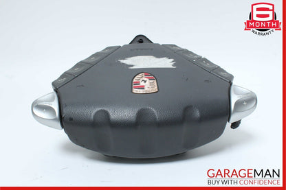 03-10 Porsche Cayenne 955 957 Steering Wheel Airbag Air Bag Black OEM
