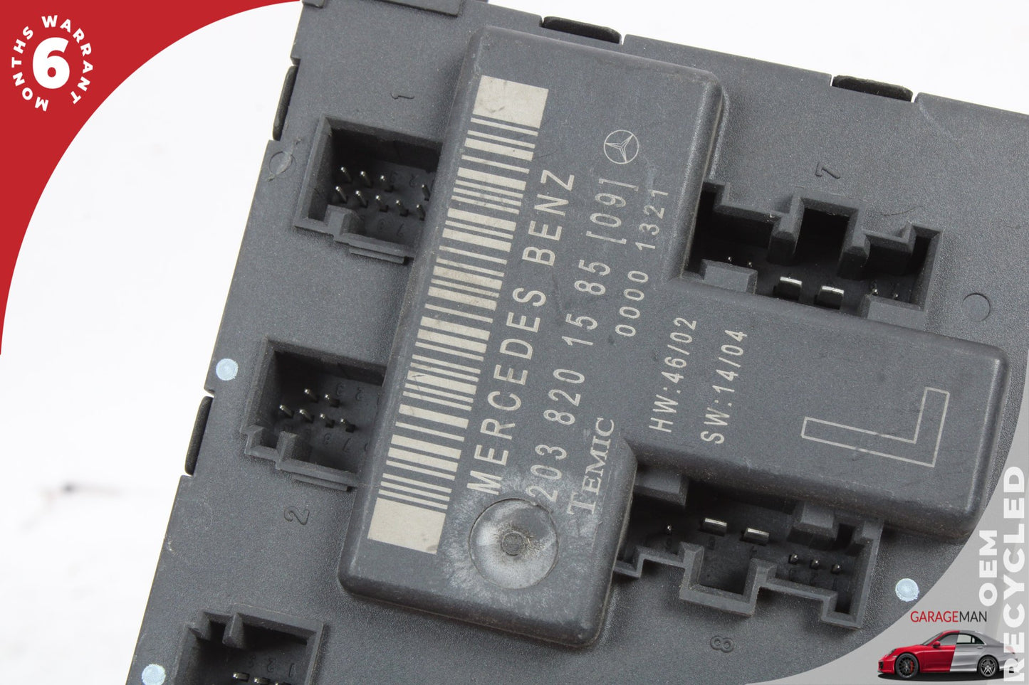 2001-2007 Mercedes W203 C230 Front Left Side Door Control Module 2038201585 OEM