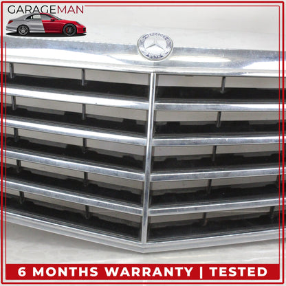 2007-2009 Mercedes W211 E350 E550 E320 Hood Radiator Grille Grill Chrome OEM