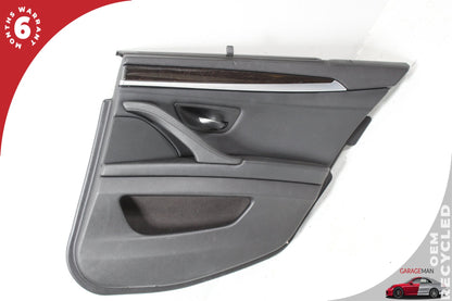 2011-2016 BMW 528i F10 Rear Right Passenger Side Interior Door Trim Panel OEM