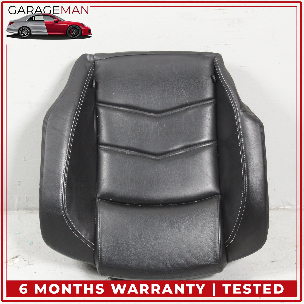 2013-2019 Maserati GranTurismo Rear Right Bottom Lower Seat Cushion Black OEM