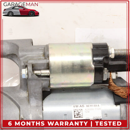 2012-2018 Audi A6 A7 Sedan Engine Starter Motor 12V Denso 06E911024A OEM