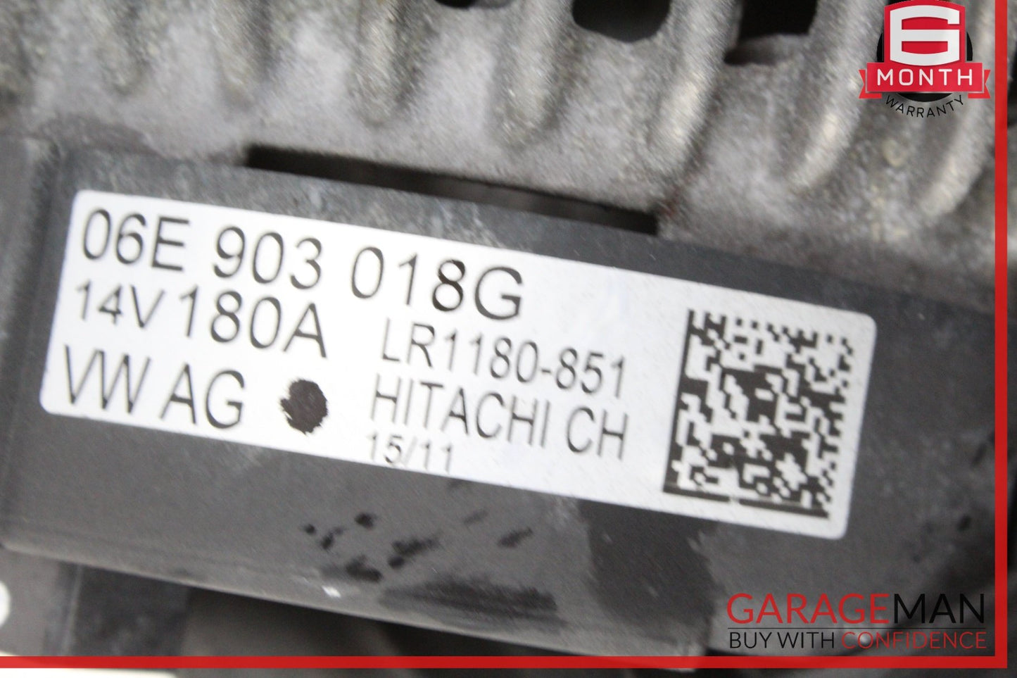 2012-2015 Audi A6 A7 Engine Motor Alternator Generator 06E903018G OEM
