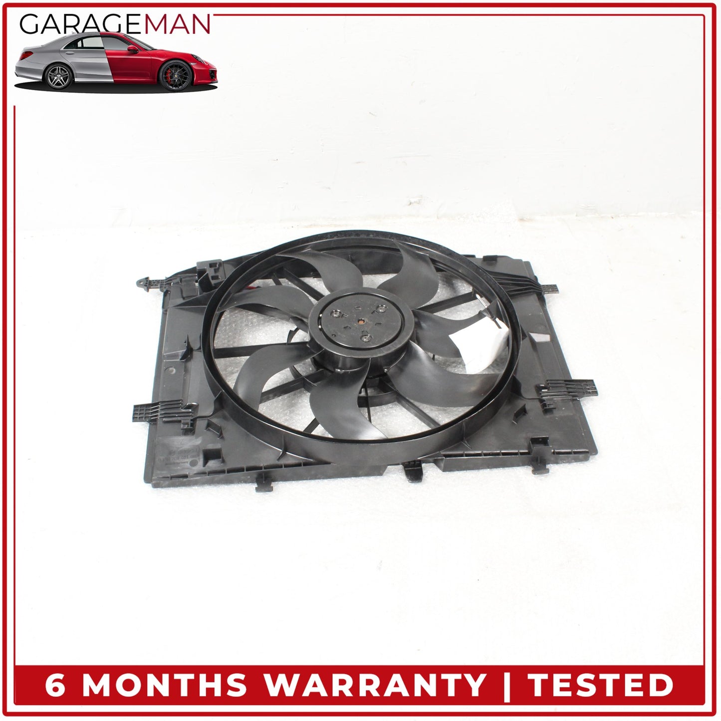 2015-2023 Mercedes W205 C300 Engine Radiator Cooling Fan Motor Assembly OEM