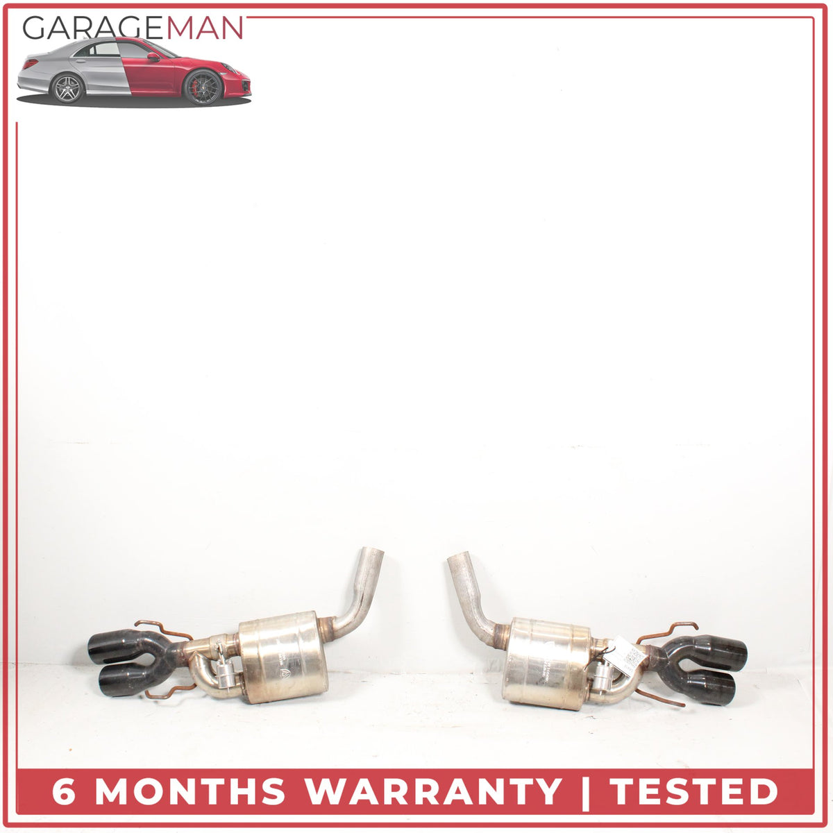 2007-2014 Mercedes-Benz CL550 W216 Valvetronic Designs Exhaust Mufflers Pair
