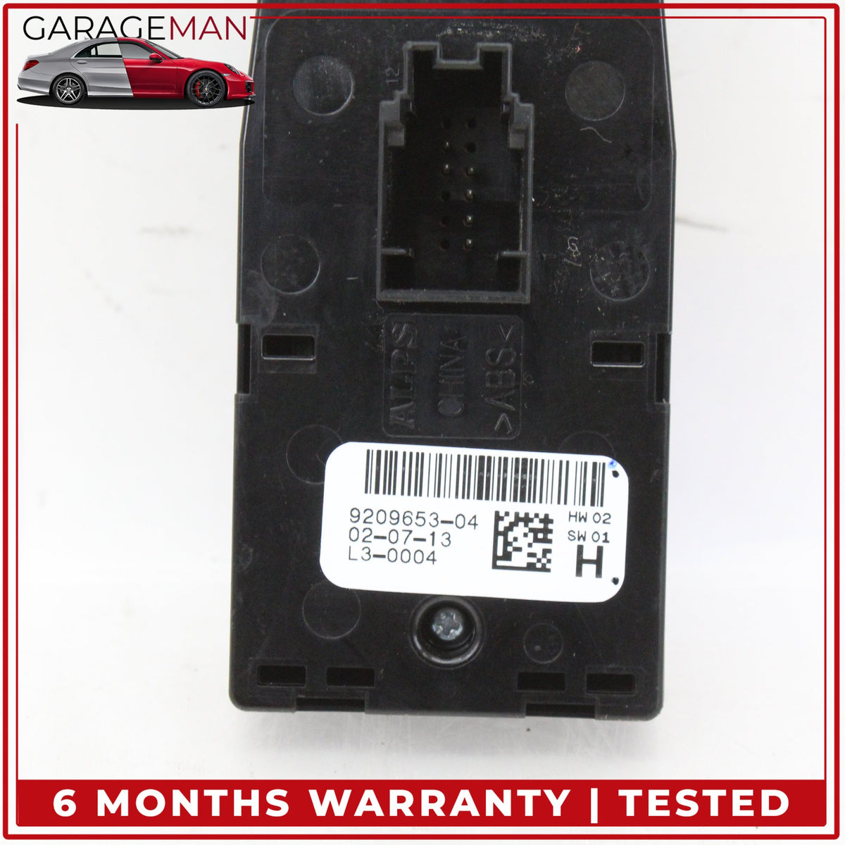2012-2018 BMW 650i Front Left Side Door Master Window Control Switch 9209653 OEM