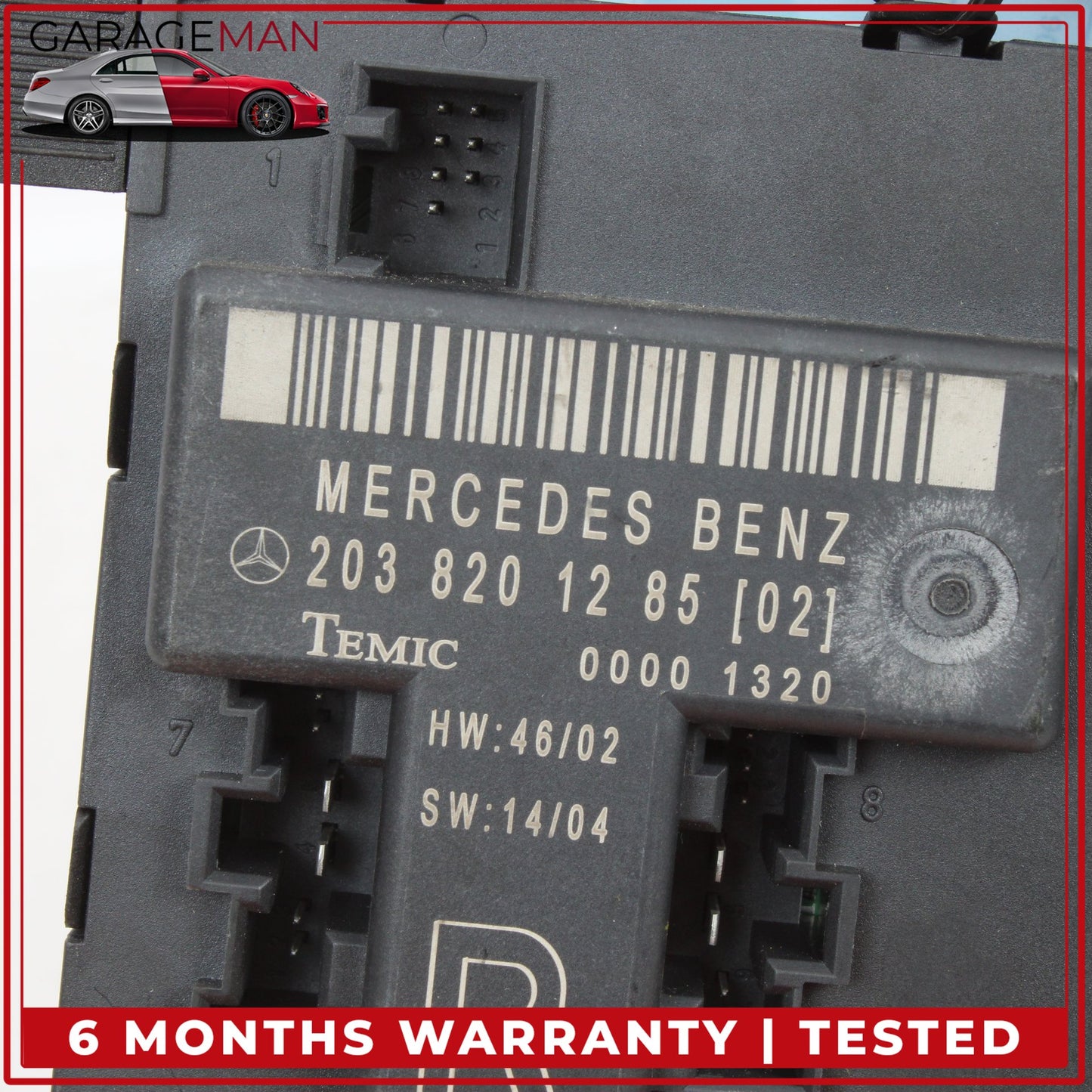 2001-2007 Mercedes W203 C230 C320 Front Right Door Control Module 2038201285 OEM