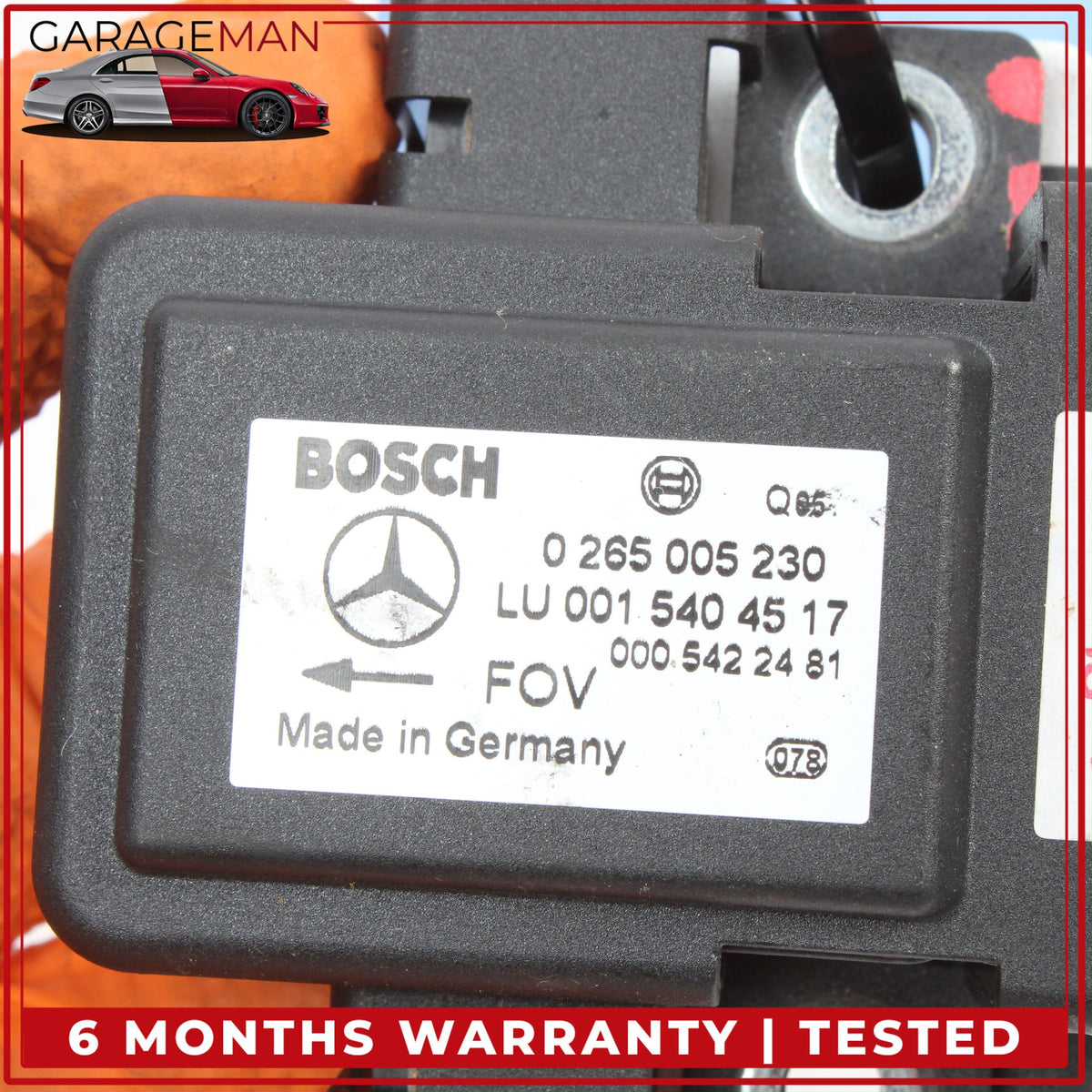 1998-2003 Mercedes W210 E320 Wagon Yaw Acceleration Rate Sensor 0015404517 OEM