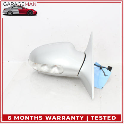 2001-2004 Mercedes R170 SLK320 Right Door Rear View Mirror Silver Metallic OEM
