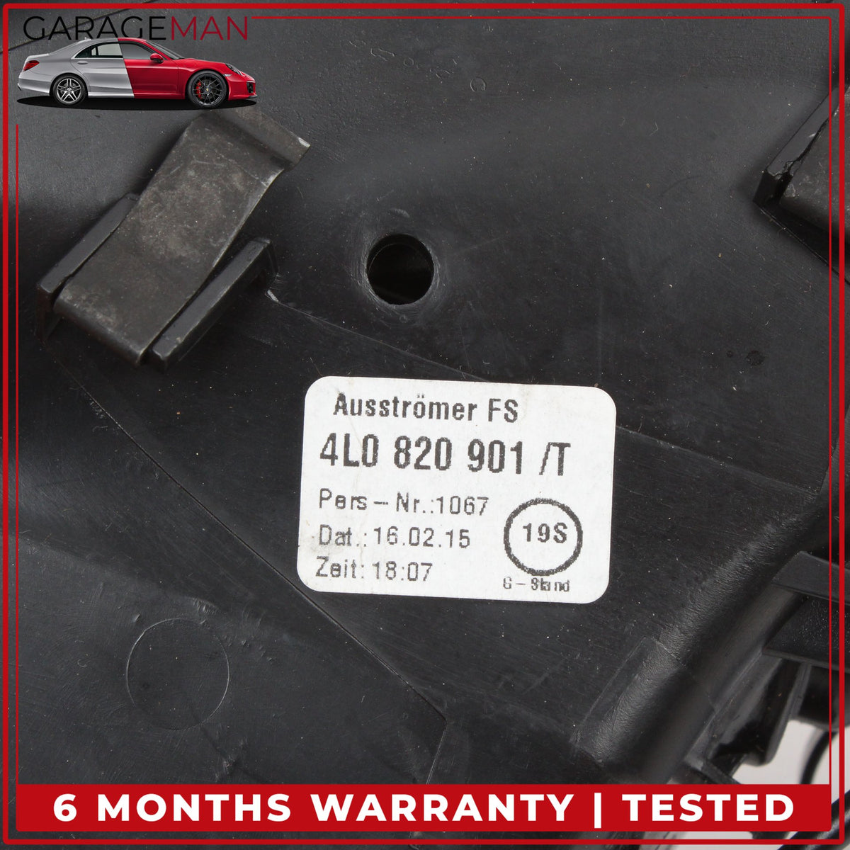 2007-2015 Audi Q7 Front Left Driver Side Dash AC A/C Air Vent 4L0820901 OEM