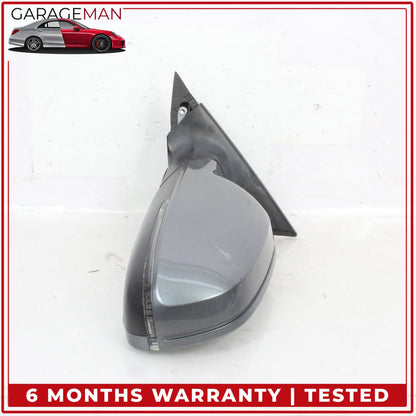 2010-2016 Audi A4 S4 Front Left Driver Side Door Rear View Mirror Gray OEM