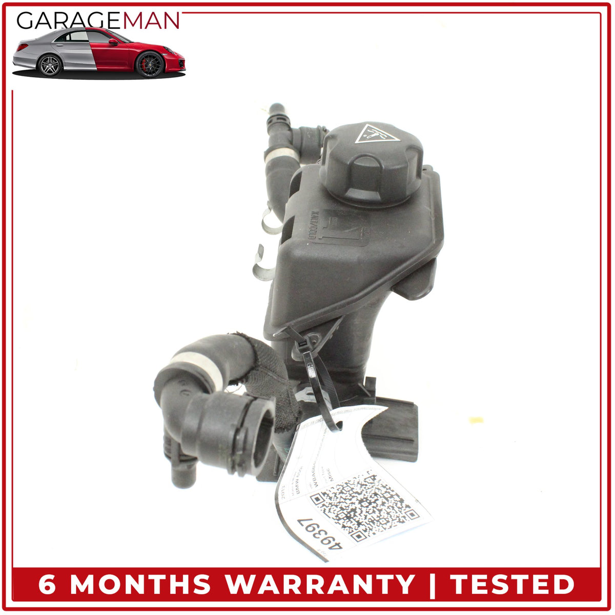 2013-2019 BMW 650i F06 AWD Engine Coolant Reservoir Overflow Expansion Tank 7647281 OEM