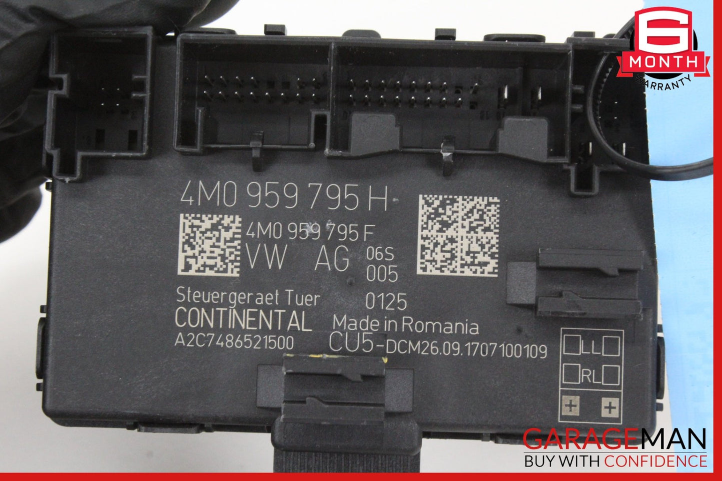 2017-2024 Audi A4 Sedan Rear Left/Right Door Control Module 4M0959795H OEM