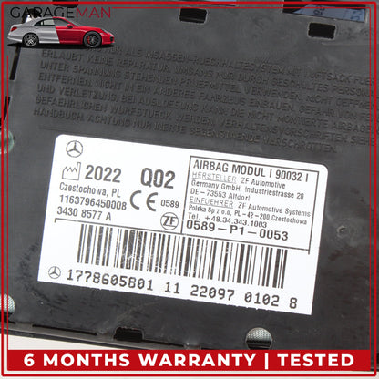 2019-2022 Mercedes W177 A220 A35 AMG Front Right Seat Airbag 1778605801 OEM