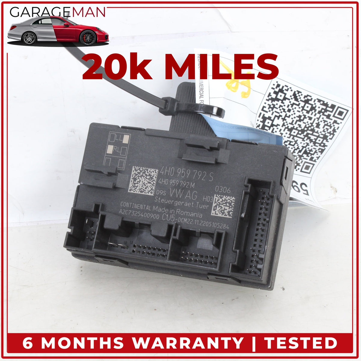 2011-2026 Porsche Macan 95B Front Right Side Door Control Module 4H0959792S OEM