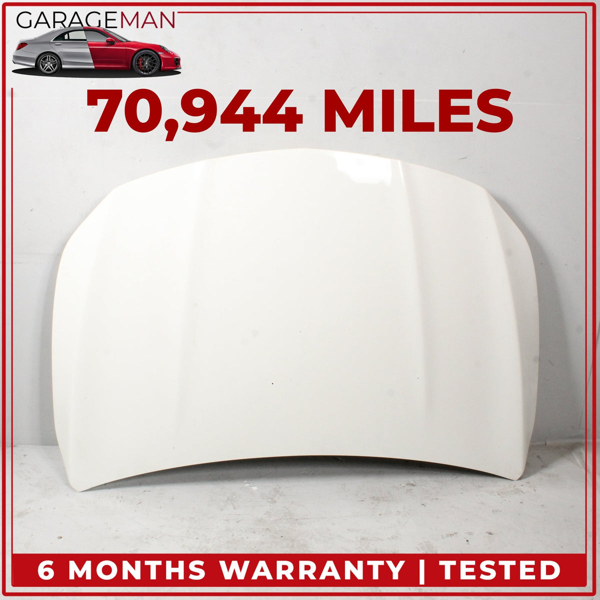 2014-2019 Mercedes C117 CLA250 Sedan Front Hood Bonnet Panel Calcite White OEM