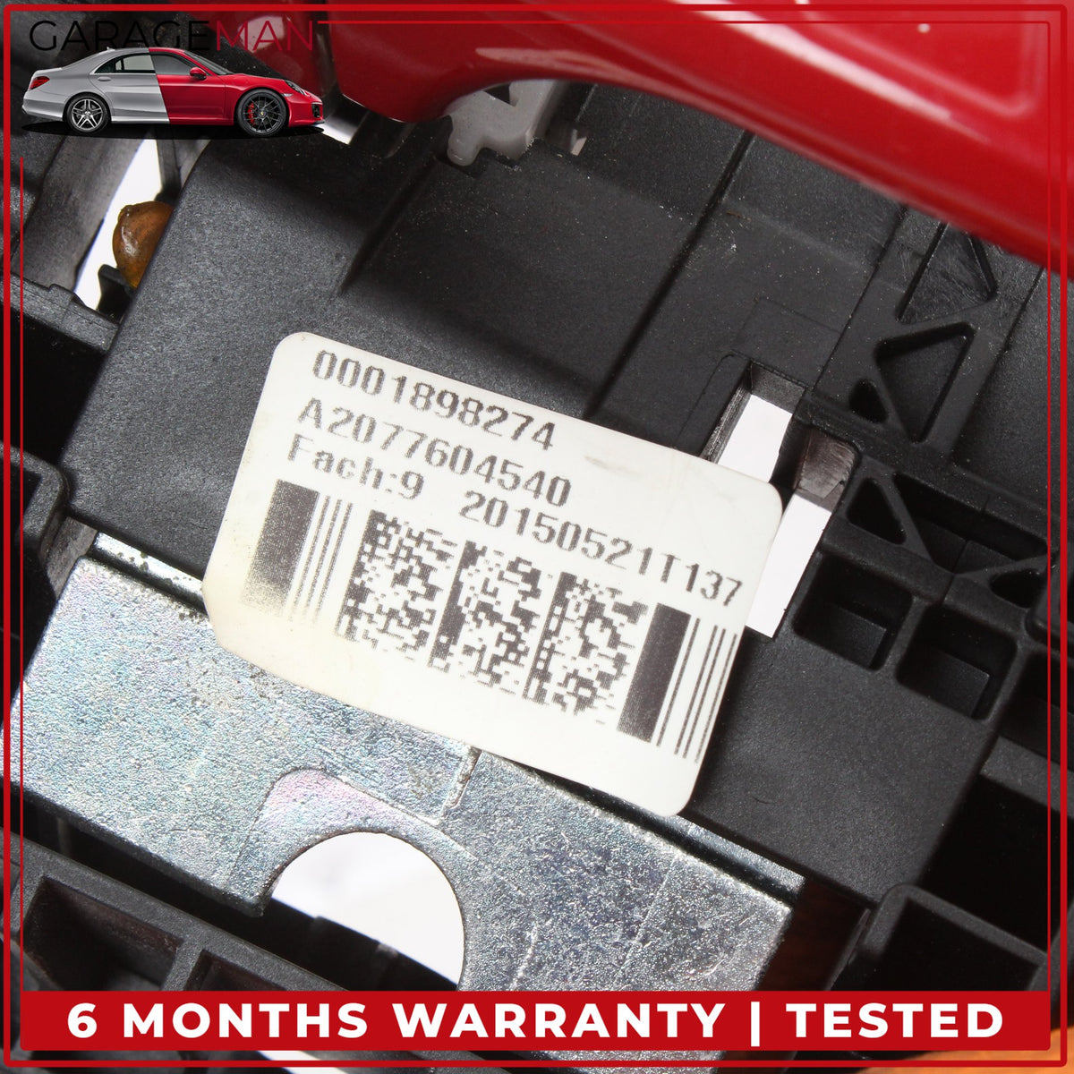 2010-2017 Mercedes C207 E400 Coupe Front Right Side Exterior Door Handle Red OEM