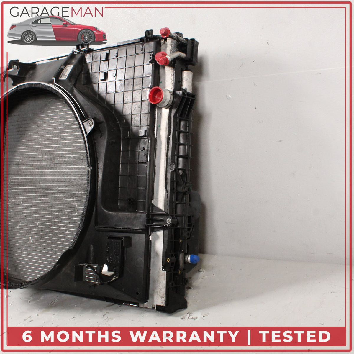 2010-2012 Range Rover L322 Engine Cooling Radiator AC A/C Condenser Assy OEM
