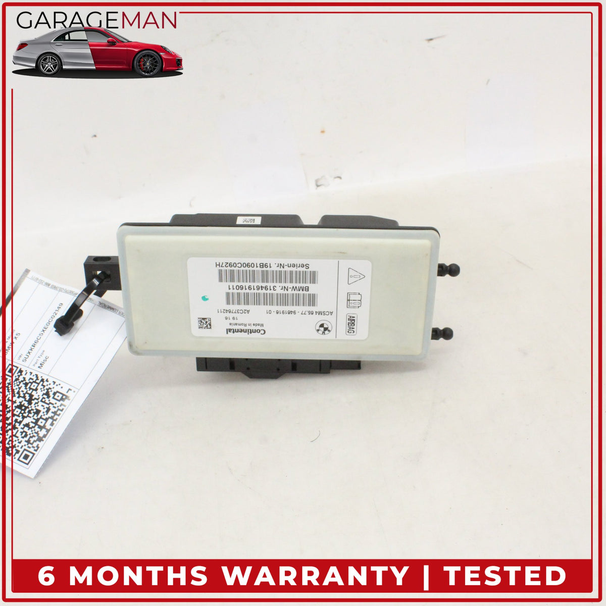2014-2019 BMW X5 X6 F15 Airbag Air Bag Sensor Module Unit ACSM4 9461916 OEM