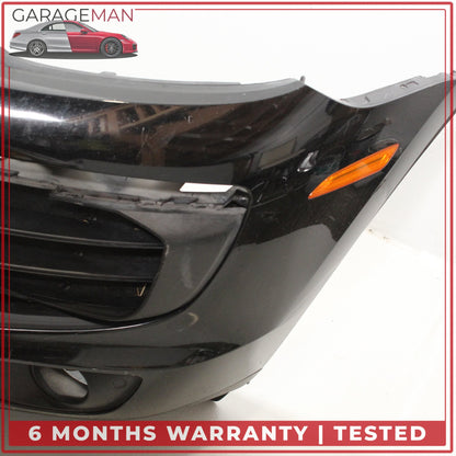 2015-2018 Porsche Cayenne 958 Front Bumper Cover Assembly Black OEM