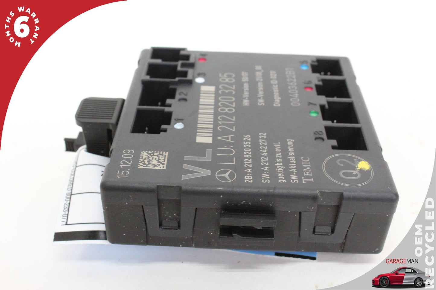 2008-2018 Mercedes W204 C300 Front Left Side Door Control Module 2128203285 OEM