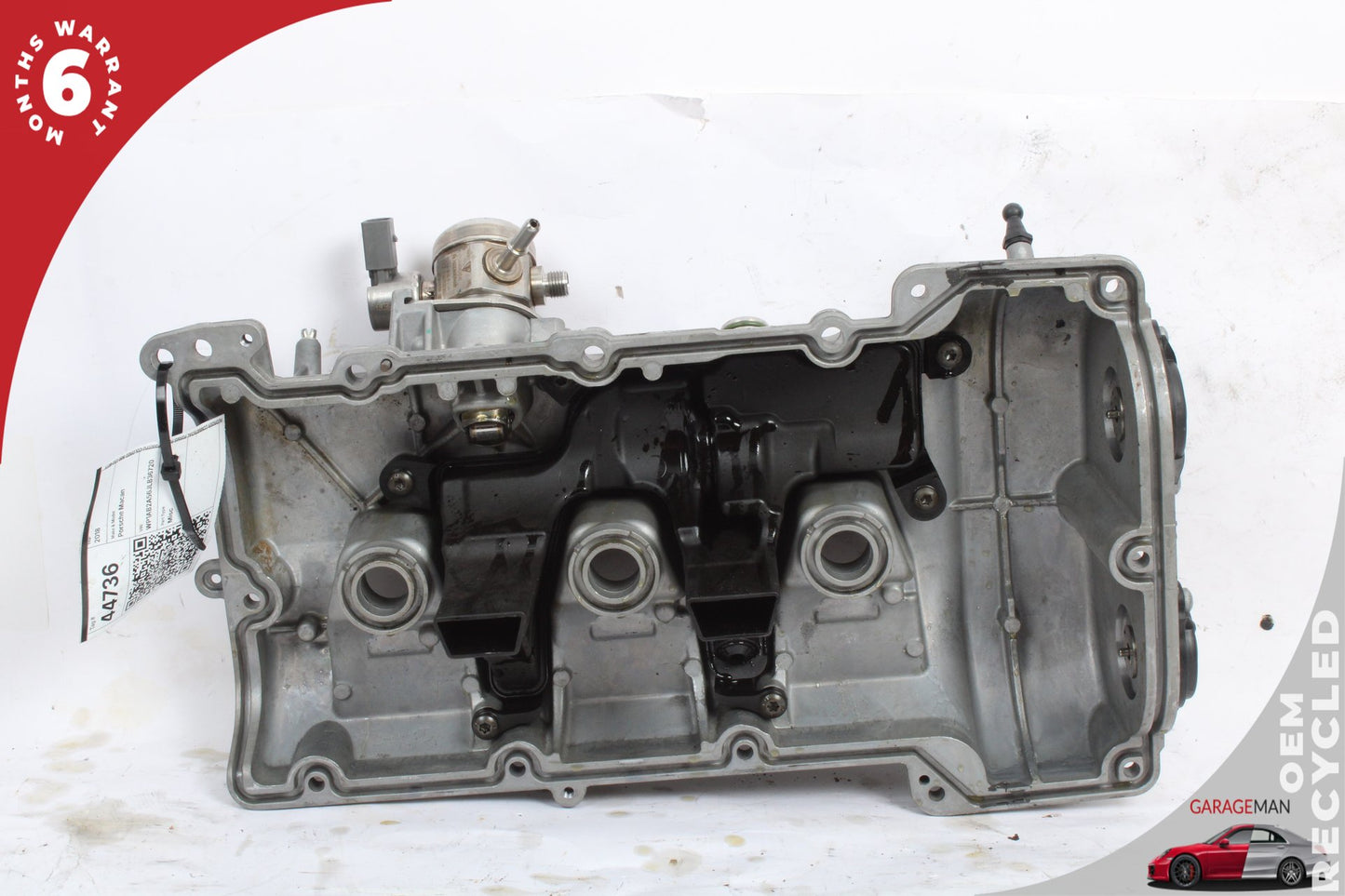 2015-2018 Porsche Macan 95B 3.0L Engine Left Side Cylinder Head Valve Cover OEM