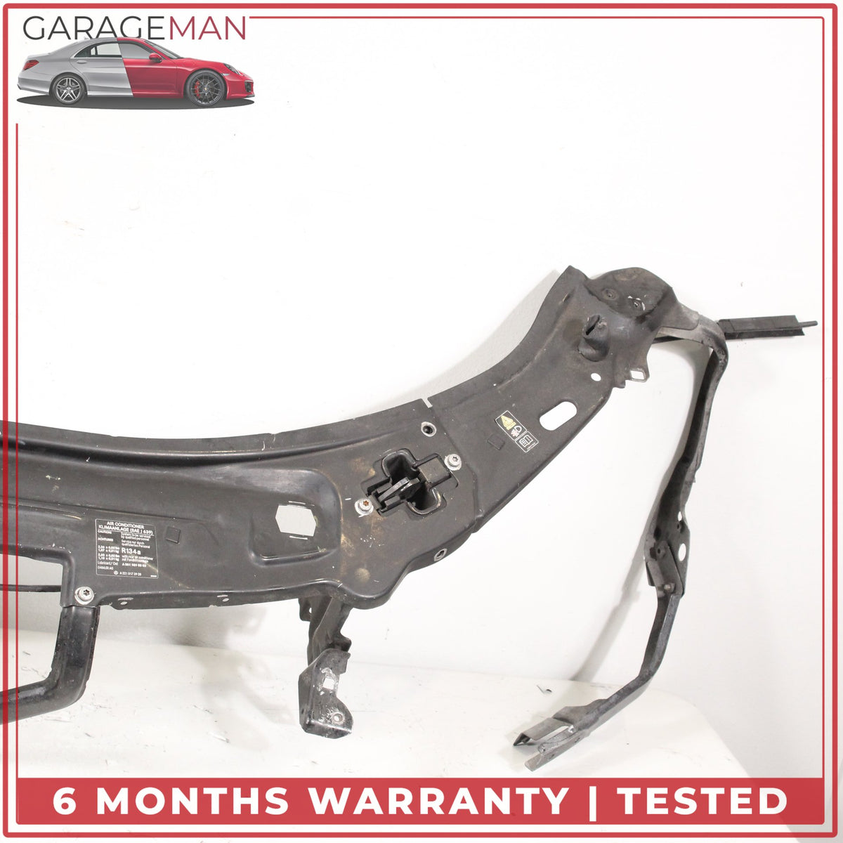 2010-2013 Mercedes W221 S550 Upper Radiator Core Support Headlight Bracket OEM