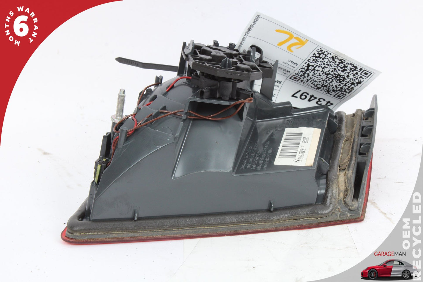 2011-2013 BMW F10 550i Rear Left Inner Taillight Tail Light Lamp 17349001 OEM