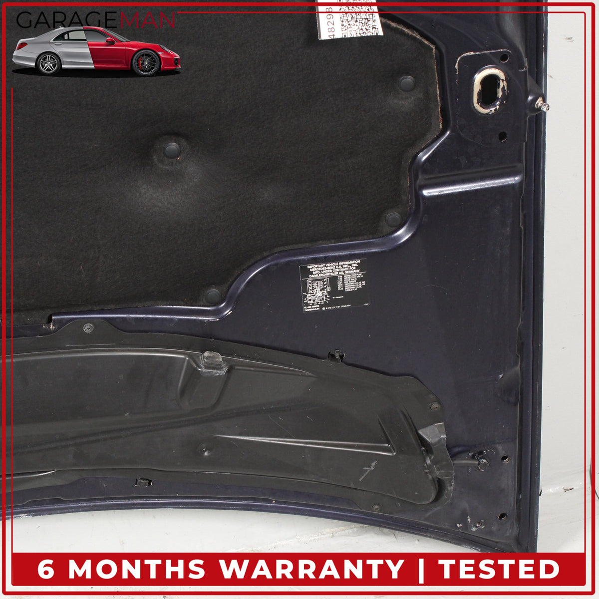 2007-2012 Mercedes X164 GL550 SUV Front Hood Bonnet Panel Tanzanite Blue OEM