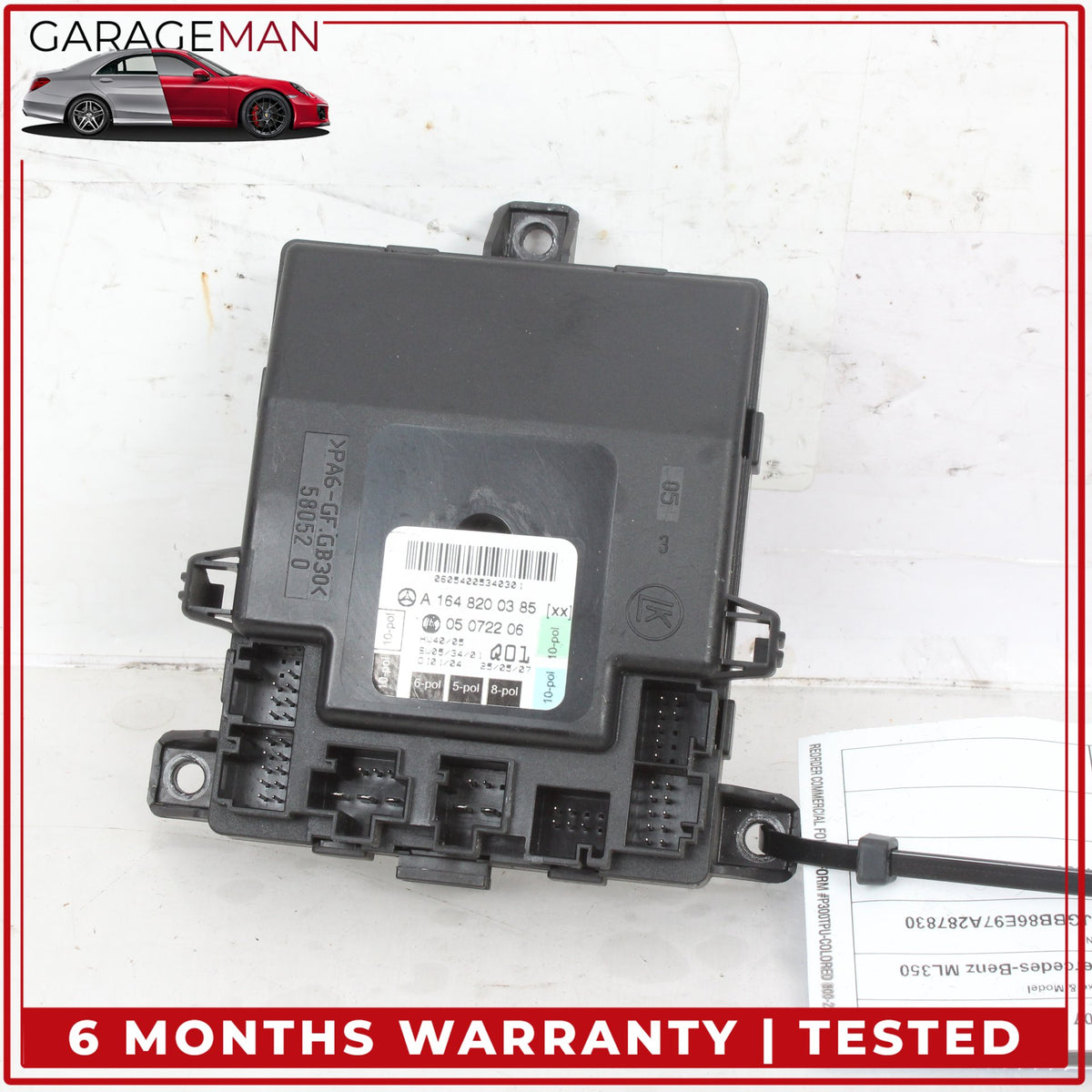 2006-2013 Mercedes W164 ML350 Front Left Side Door Control Module 1648200385 OEM