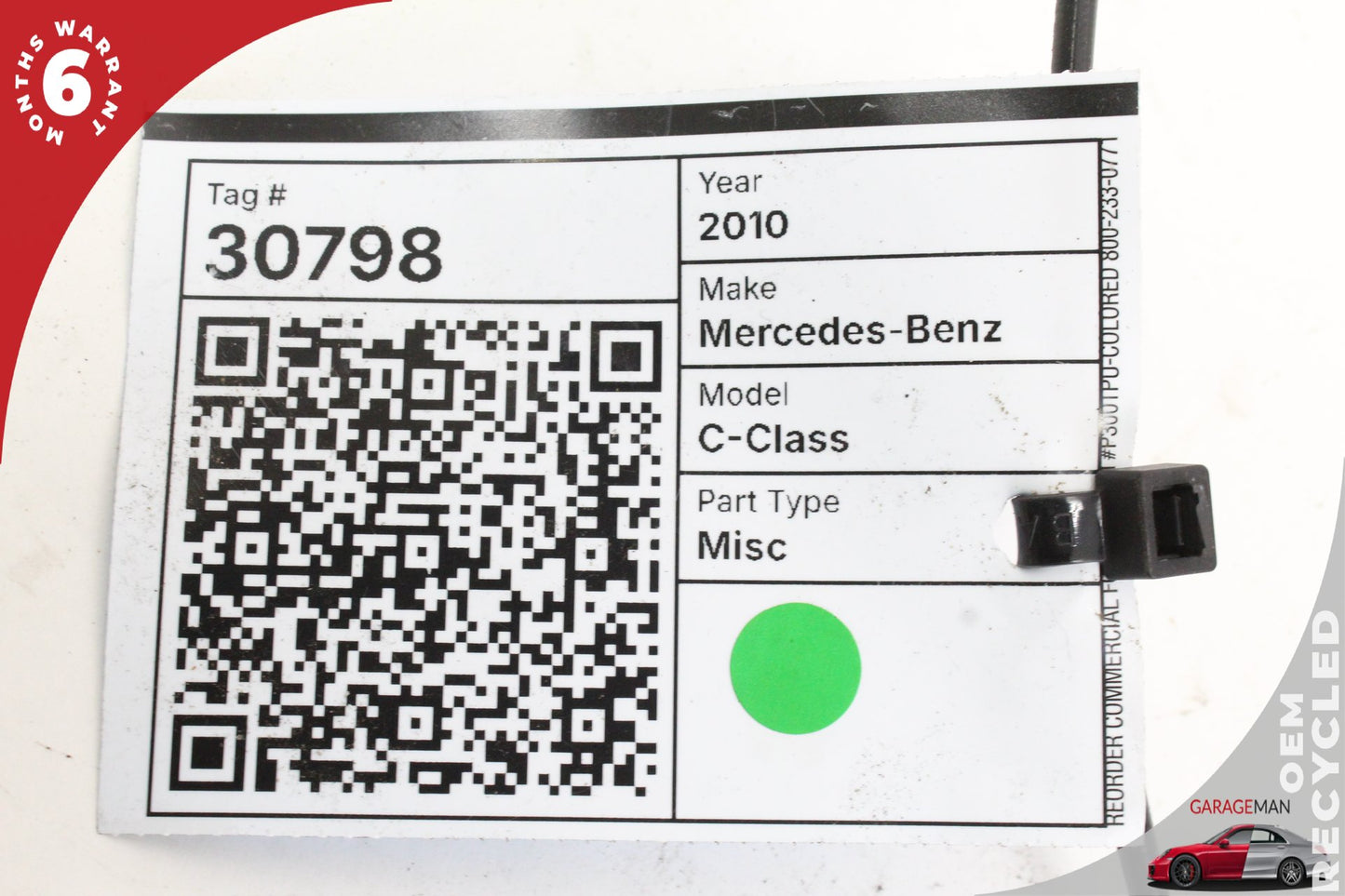2008-2017 Mercedes W204 C300 Rear Trunk Lid Lock Latch Actuator 2047500185 OEM