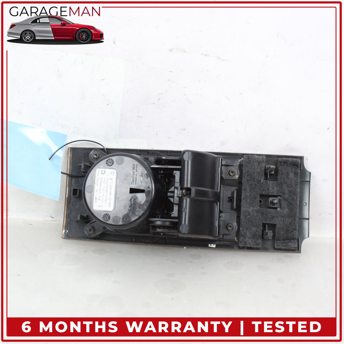 2010-2016 Porsche Panamera 970 Rear Center Console Cup Holder 97055325701 OEM
