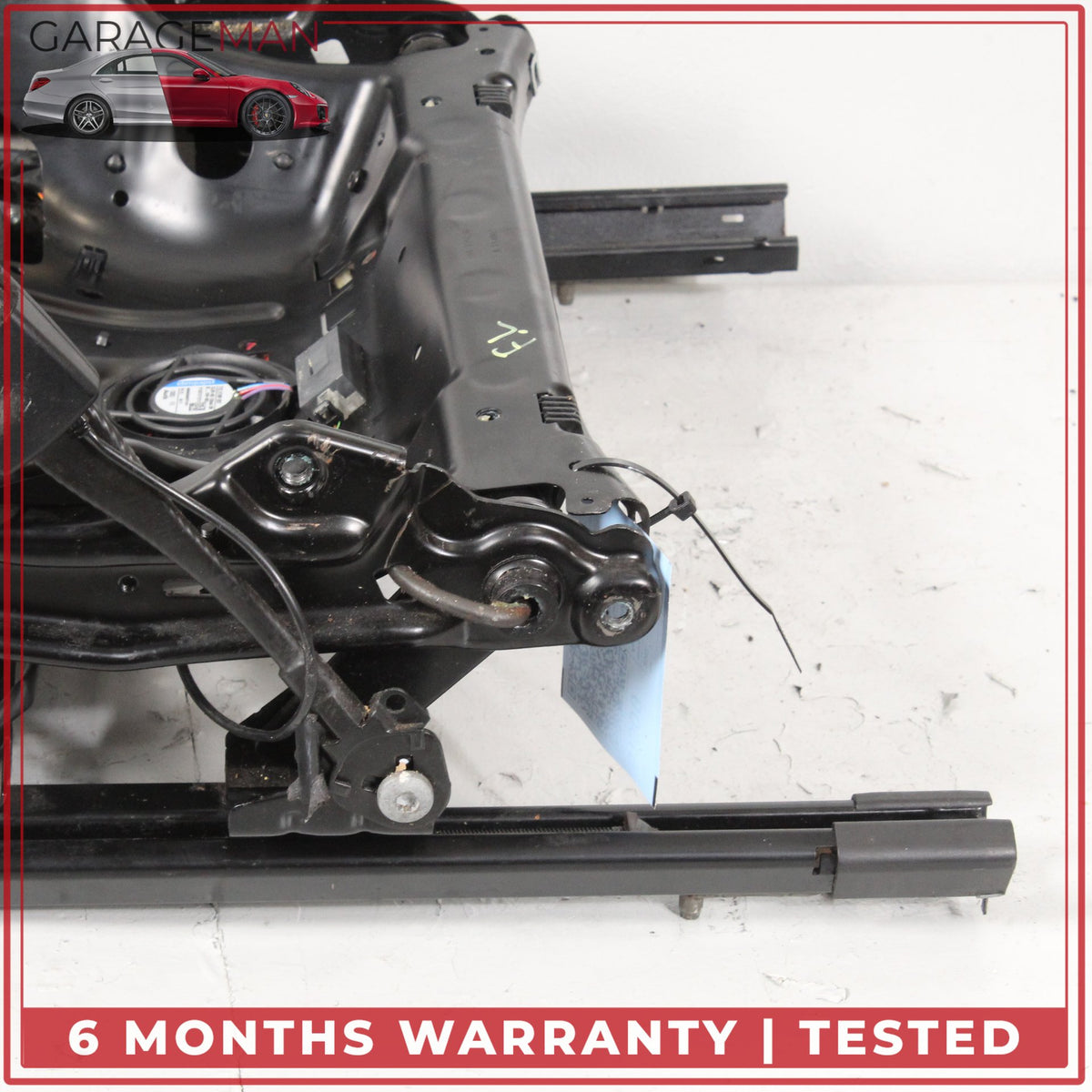 2012-2018 Audi A7 Front Right Passenger Side Seat Track Rail Frame w/ Motor OEM