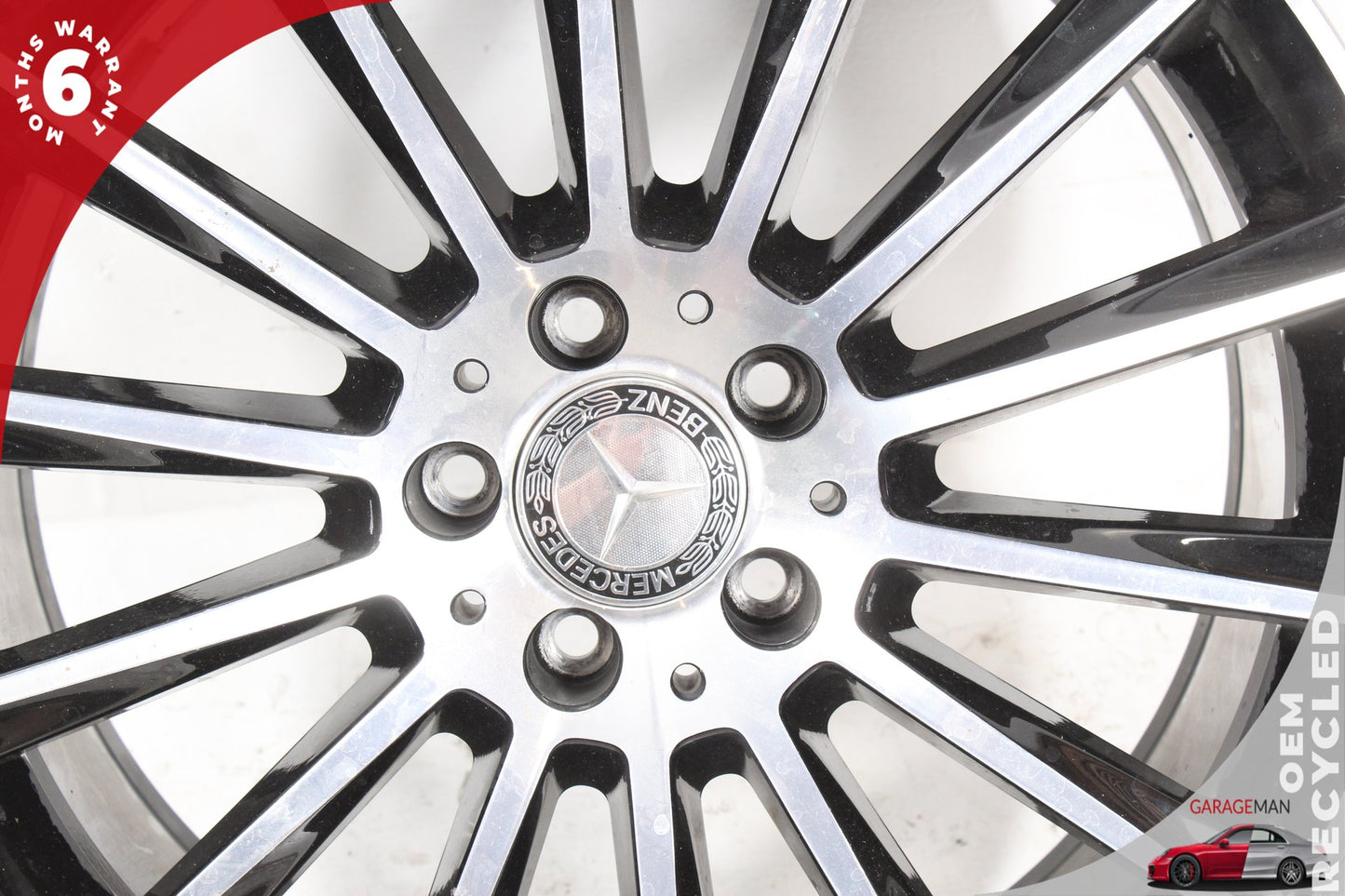 2015-2023 Mercedes W205 C300 C400 Rear Wheel Rim 8.5JX19H2 ET52 2054011400 OEM