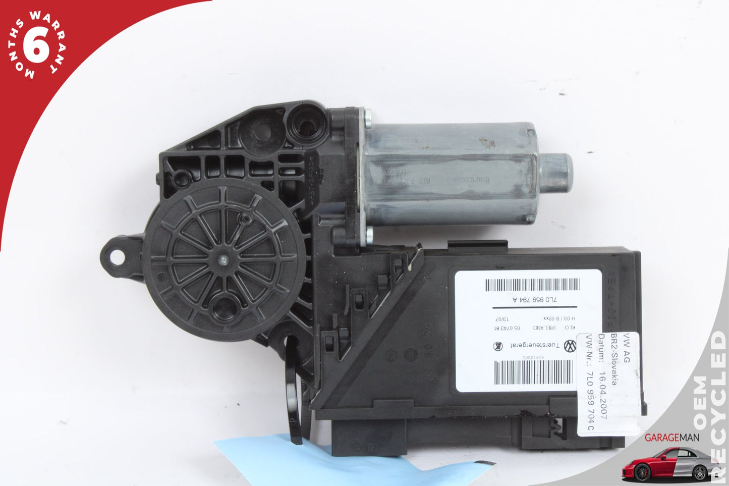 2003-2010 Porsche Cayenne 957 Rear Right Door Power Window Motor 7L0959794 OEM