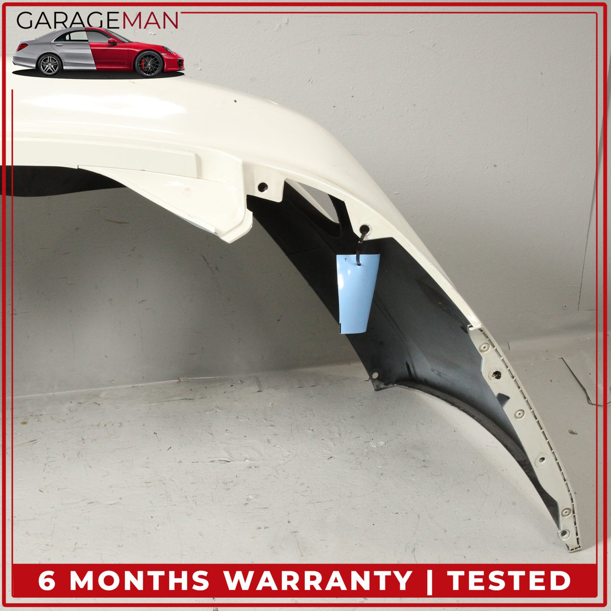 2008-2019 Maserati GranTurismo M145 GranCabrio Rear Bumper Cover White OEM
