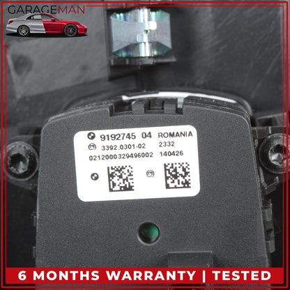 2012-2019 BMW 650i F06 Front Left Side Dash AC Air Vent w/ Head Light Switch OEM
