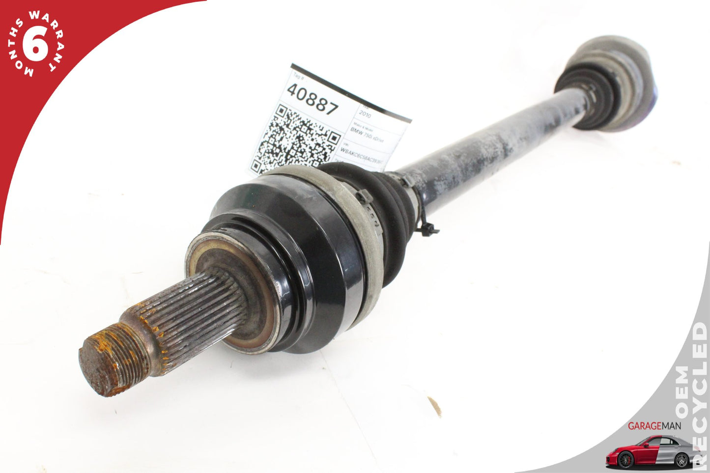 2009-2019 BMW 750i xDrive AWD Rear Right Side CV Axle Shaft 7566086 OEM