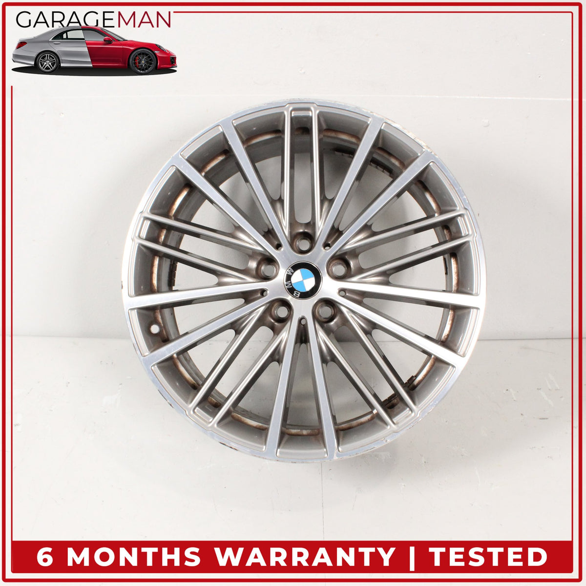 2017-2023 BMW 530e 530i M550i 540i Front Side Wheel Rim 8JX19H2 IS30 6894839 OEM