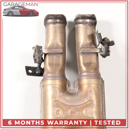 2011-2014 Mercedes W216 CL550 S550 Engine Exhaust Downpipe Resonator Set OEM