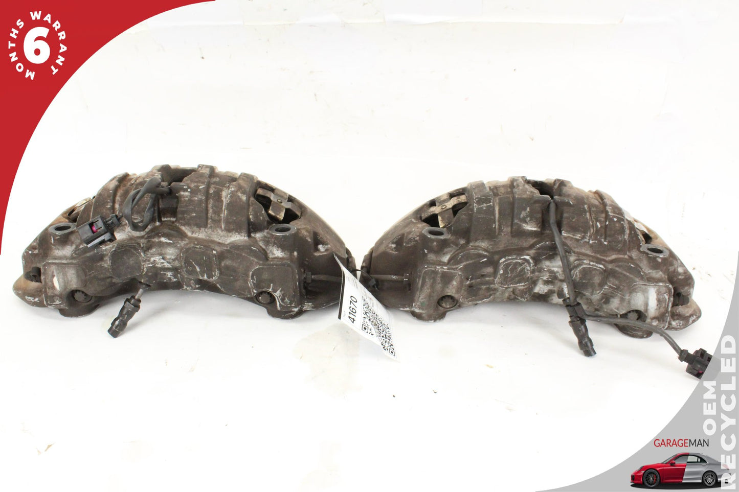 2010-2023 Porsche Panamera Sedan Front Left and Right Side Brake Caliper Set 7PP815123