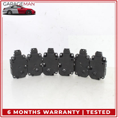 2011-2018 Audi A8 HVAC AC A/C Heater Blower Flap Actuator Motor Set of 6 OEM