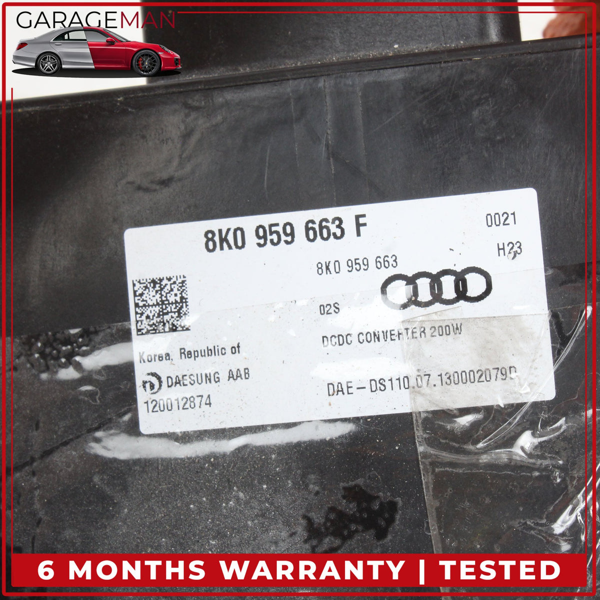 2012-2018 Audi A6 A7 Voltage Stabilizer Control Module Unit 8K0959663F OEM