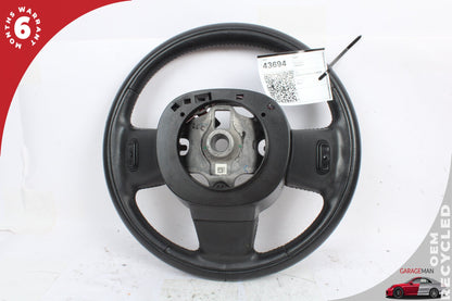 2014-2017 Fiat 500L Front Left Driver Side Leather Steering Wheel Black OEM