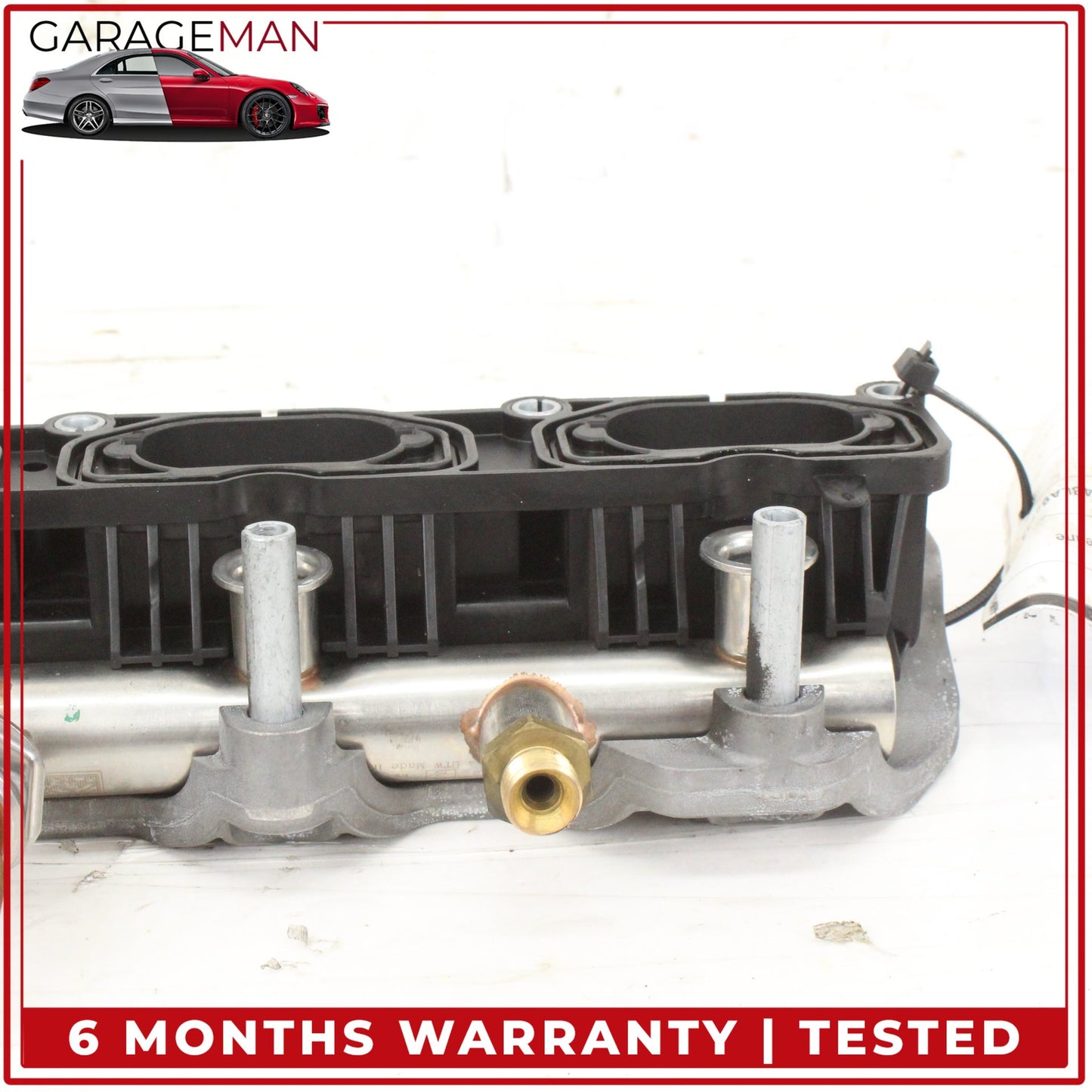 2011-2018 Porsche Cayenne 958 Audi Q7 Left Lower Intake Manifold w/ Bracket OEM
